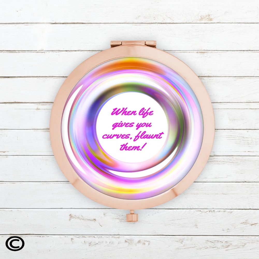 Funny Motivational Compact Mirrors